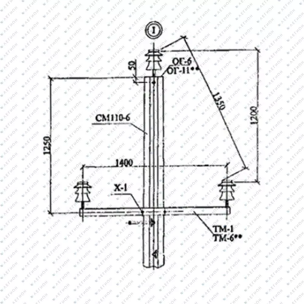 Многогранная опора ПМ10-1