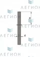 К52-1,0-1-5 кронштейн однорожковый